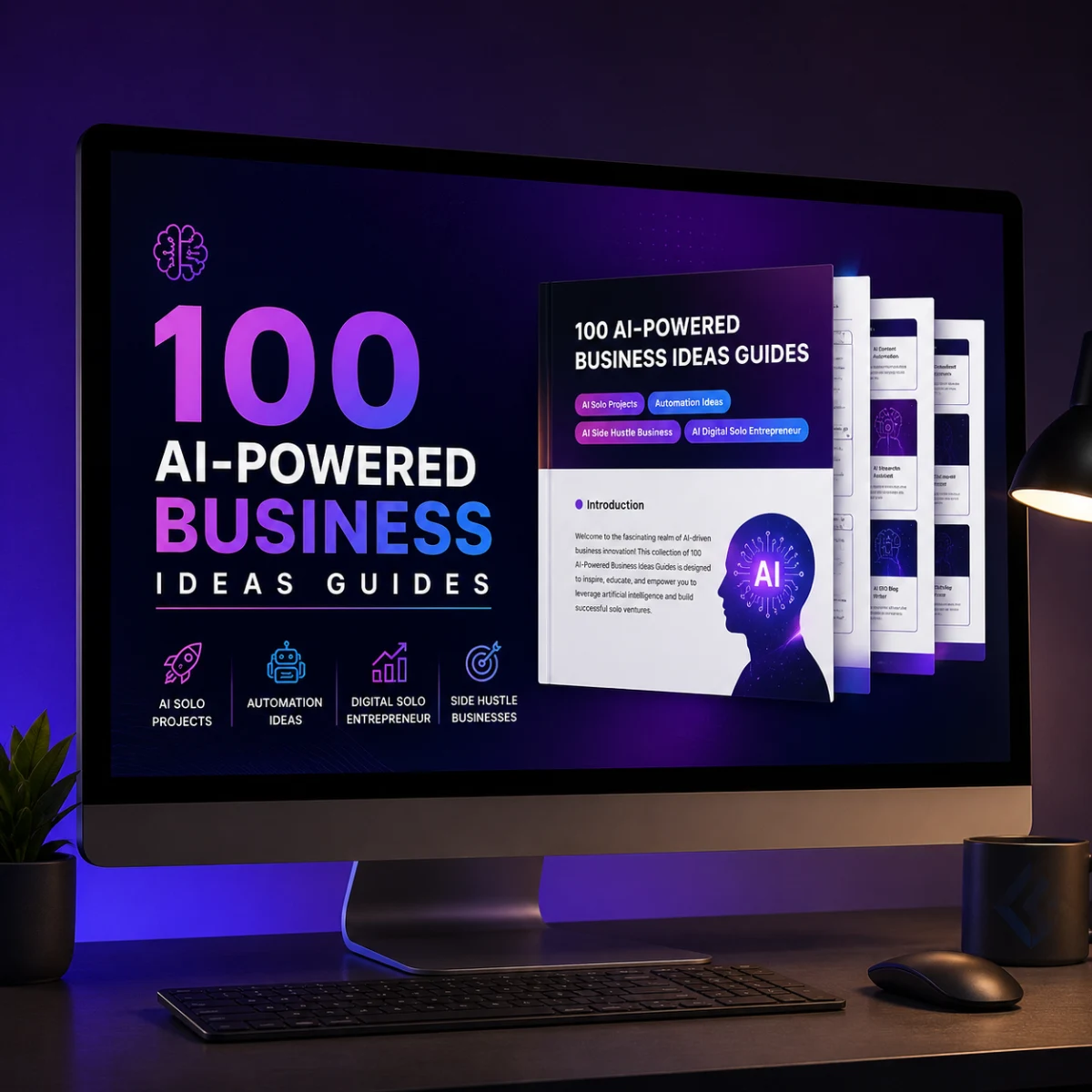 💡 100 AI-Powered Business Ideas Guide