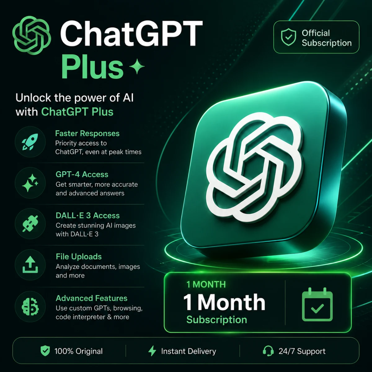 ChatGPT Plus 1 Month